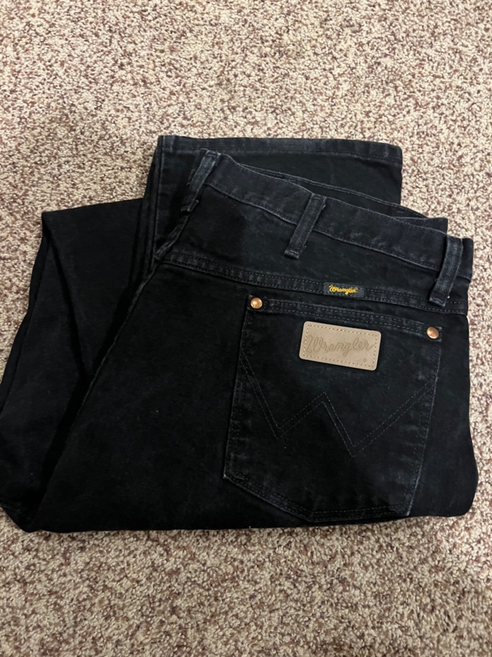 Wrangler black men’s jeans 40x34